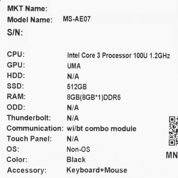 23.8" Моноблок MSI Modern AM242P 1M-1032XRU [9S6-AE0721-1477]