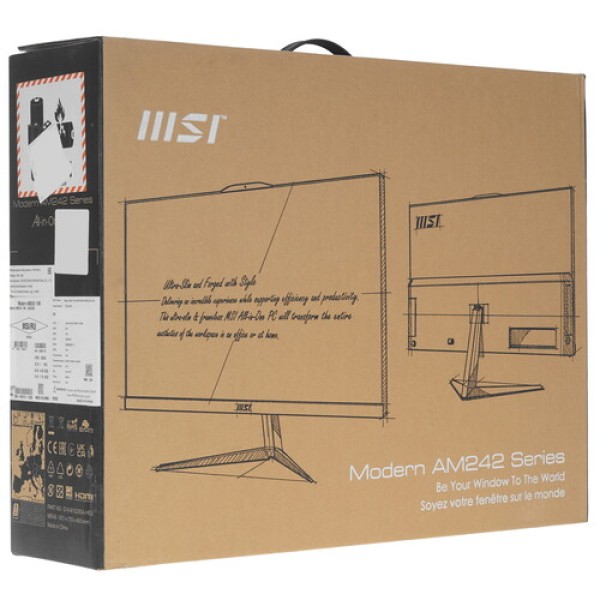 23.8" Моноблок MSI Modern AM242 11M-1085XRU [9S6-AE0121-1284]