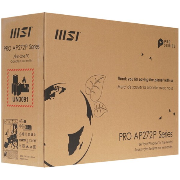 27" Моноблок MSI PRO AP272P 14M-613RU [9S6-AF8321-613]