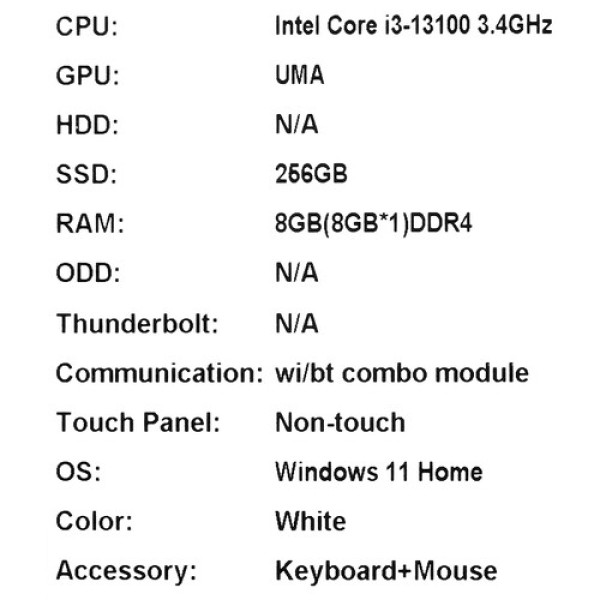 27" Моноблок MSI PRO AP272 13M-425RU [9S6-AF8312-425]