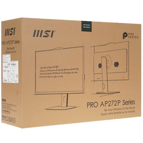 27" Моноблок MSI PRO AP272P 14M-612RU [9S6-AF8322-612]
