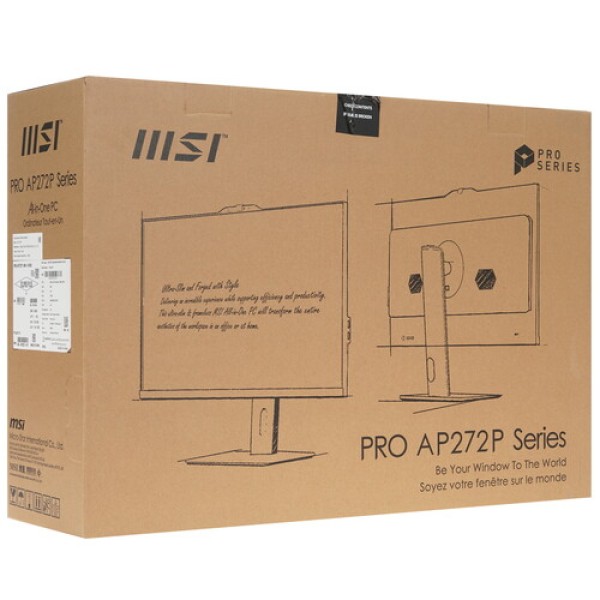 27" Моноблок MSI PRO AP272P 14M-616RU [9S6-AF8322-616]