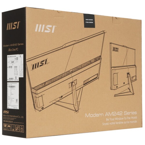 23.8" Моноблок MSI Modern AM242 12M-491RU [9S6-AE0711-491]