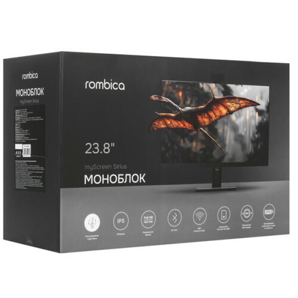 23.8" Моноблок Rombica myScreen Sirius [PCAI-0046]