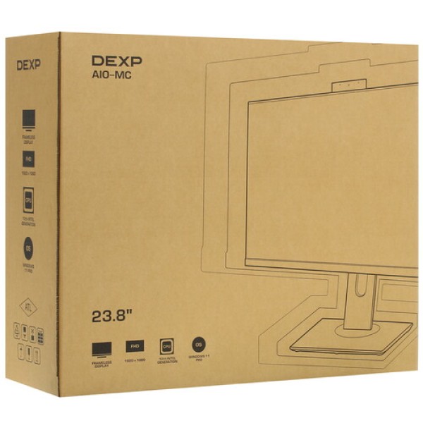 23.8" Моноблок DEXP AIO-MC [24H516WP008]
