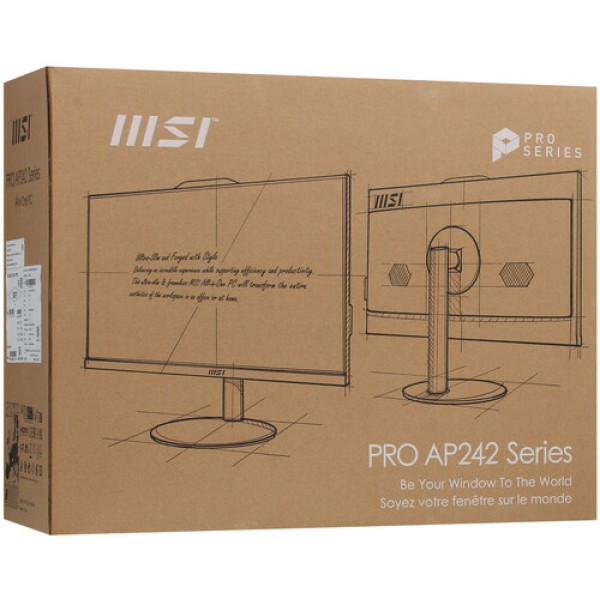 23.8" Моноблок MSI Modern AM242 12M-473RU [9S6-AE0612-473]