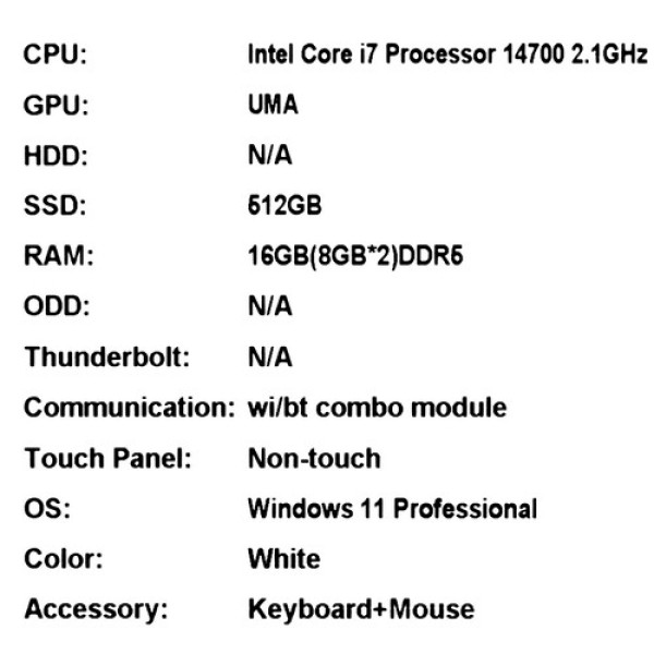 27" Моноблок MSI PRO AP272P 14M-615RU [9S6-AF8322-615]