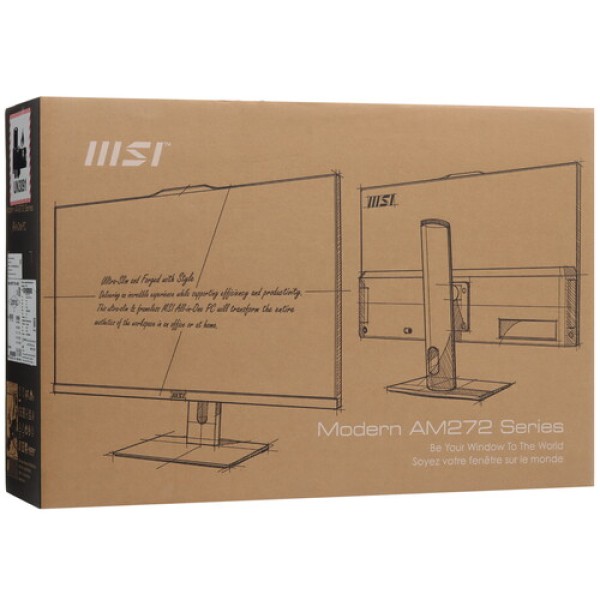 27" Моноблок MSI Modern AM272P 12M-484XRU [9S6-AF8211-1014]