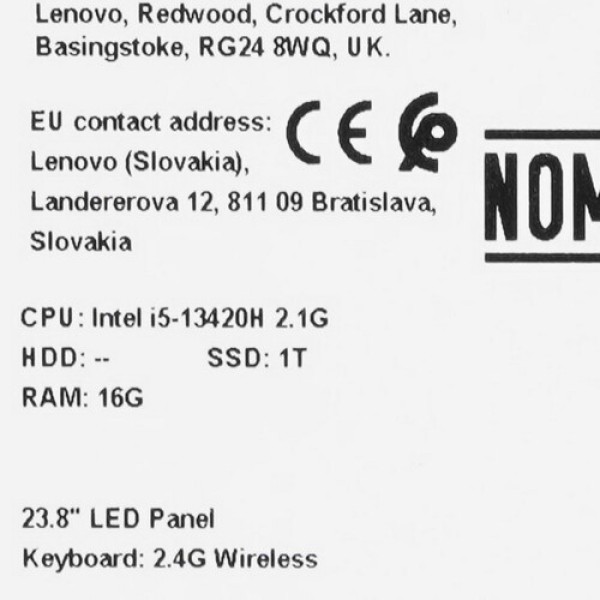 23.8" Моноблок Lenovo IdeaCentre 3 24IAP7 [F0GH01BPRK]