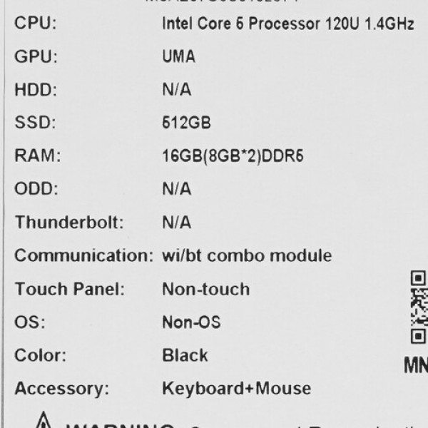 23.8" Моноблок MSI Modern AM242P 1M-1029XRU [9S6-AE0721-1029]