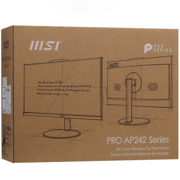 23.8" Моноблок MSI PRO AP242 12M-469XRU [9S6-AE0612-469]