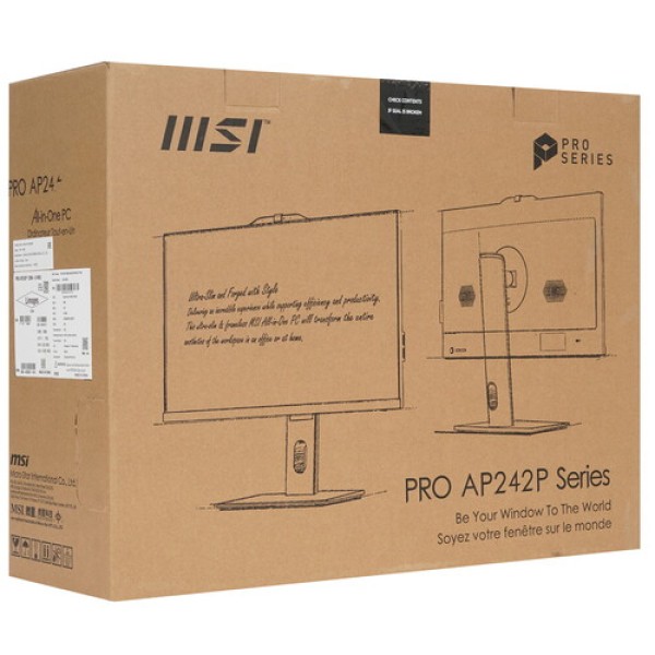 23.8" Моноблок MSI PRO AP242P 12MA-614RU [9S6-AE0621-614]