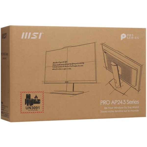 23.8" Моноблок MSI PRO AP243TP 12M-064XRU [9S6-AE1011-064]