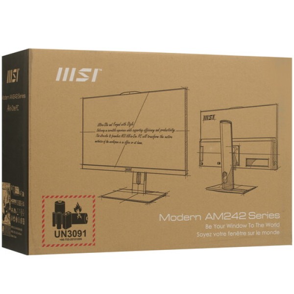 23.8" Моноблок MSI Modern AM242P 12M-427RU [9S6-AE0712-427]