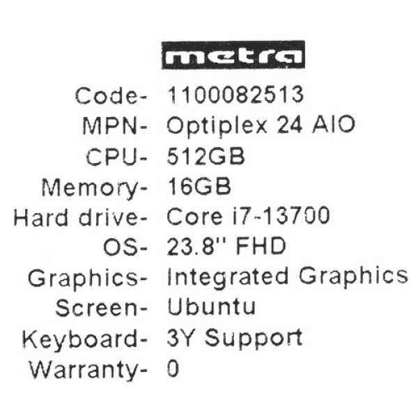 23.8" Моноблок Dell OptiPlex 7410 [7410-7650]