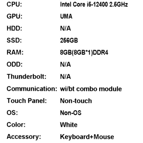 23.8" Моноблок MSI PRO AP242 12M-469XRU [9S6-AE0612-469]