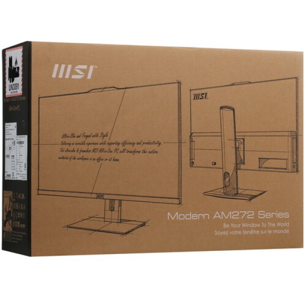 27" Моноблок MSI Modern AM272P 12M-465RU [9S6-AF8212-465]