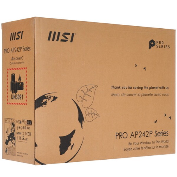 23.8" Моноблок MSI PRO AP242P 14M-668XRU [9S6-AE0622-668]