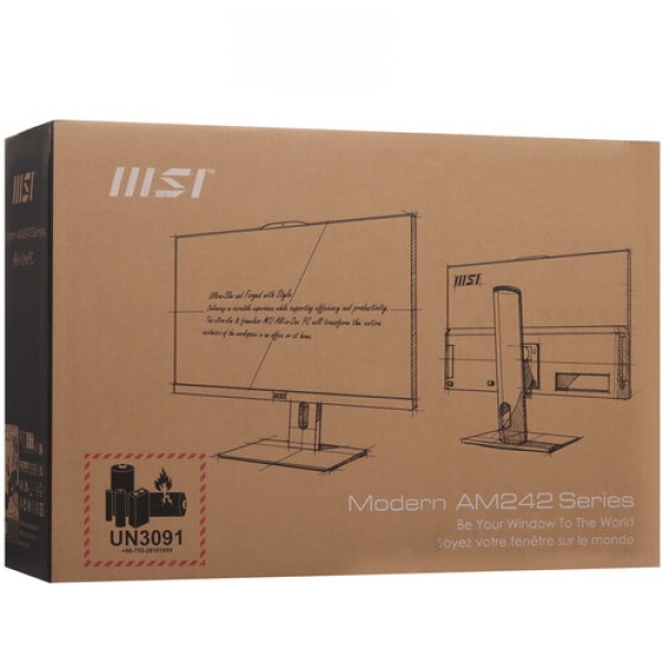 23.8" Моноблок MSI Modern AM242P 12M-875XRU [9S6-AE0712-876]