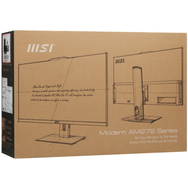 27" Моноблок MSI PRO AP272P 12M-668XRU [9S6-AF8211-668]