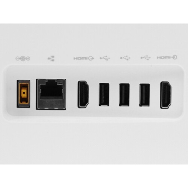 23.5" Моноблок Lenovo 510-23ASR [F0CE001BRK] (FHD) AMD A9-9410(2.9Ghz)/6Gb/1Tb/Wi-Fi/DVD/White/Win10H