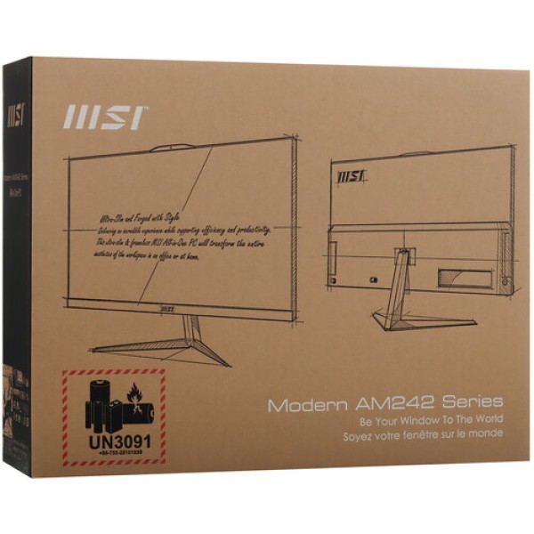 23.8" Моноблок MSI Modern AM242 12M-1488XRU [9S6-AE0711-1488]