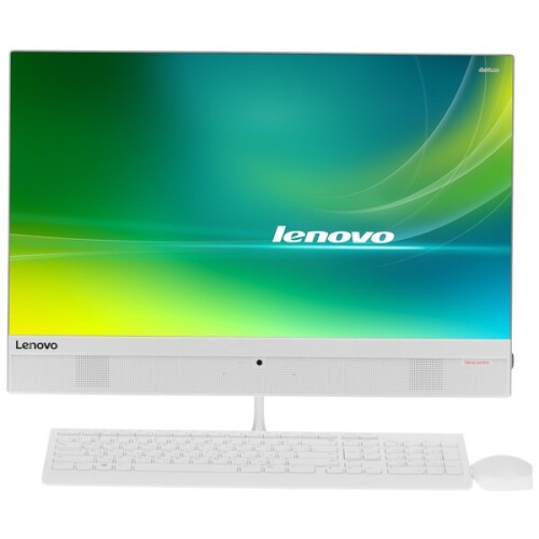 23.5" Моноблок Lenovo 510-23ASR [F0CE001BRK] (FHD) AMD A9-9410(2.9Ghz)/6Gb/1Tb/Wi-Fi/DVD/White/Win10H