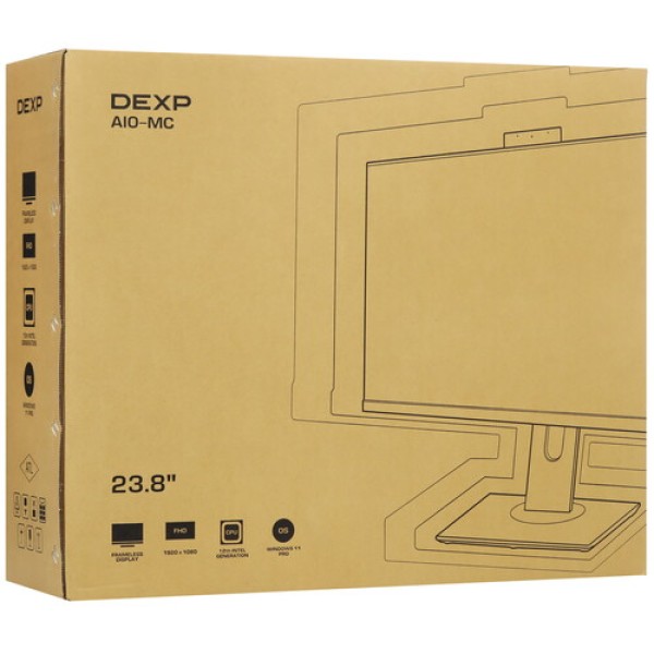 23.8" Моноблок DEXP AIO-MC [24H516WP043]
