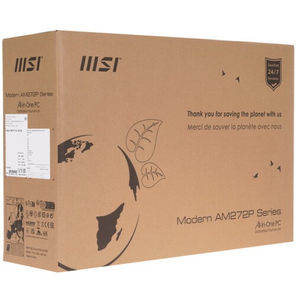 27" Моноблок MSI Modern AM272P 1M-682XRU [9S6-AF8231-682]
