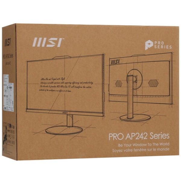 23.8" Моноблок MSI PRO AP242 12M-472RU [9S6-AE0612-254]
