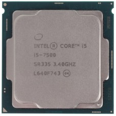 Процессор Intel Core i5-7500 3.4GHz (TB up to 3.8GHz) 6Mb DDR3L/DDR4-1600/2133 HD600 TDP-65w LGA1151 OEM [CM80677028680