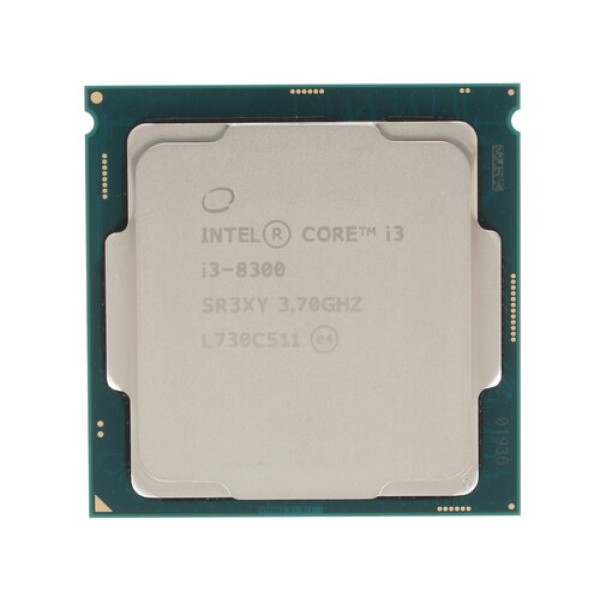 Процессор Intel Core i3-8300 3.7GHz, 4C/4T, 8Mb L3, DDR4-2400, GPU UHD 630, TDP-65W, LGA1151-v2, BOX [BX80684I38300]