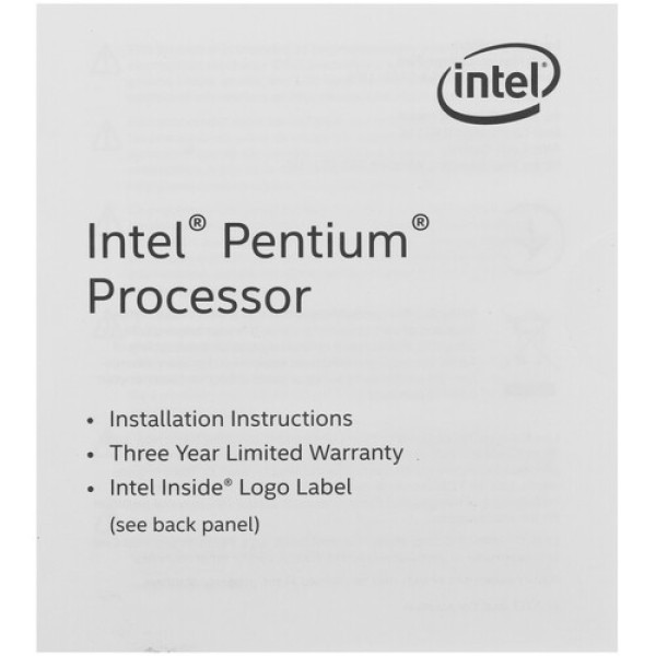 Процессор Intel Pentium Gold G5600 3.9GHz, 2C/4T, 4Mb L3, DDR4-2400, GPU UHD 630, TDP-51W, LGA1151-v2, BOX [BX80684G5600]