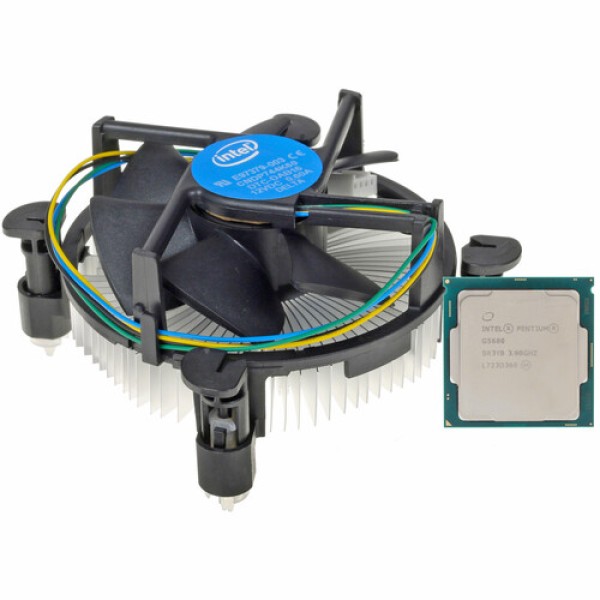 Процессор Intel Pentium Gold G5600 3.9GHz, 2C/4T, 4Mb L3, DDR4-2400, GPU UHD 630, TDP-51W, LGA1151-v2, BOX [BX80684G5600]