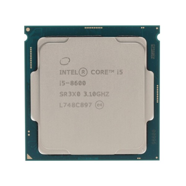 Процессор Intel Core i5-8600 3.1/4.3GHz, 6C/6T, 9Mb L3, DDR4-2666, GPU UHD 630, TDP-65W, LGA1151-v2, BOX [BX80684I58600]