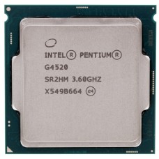 Процессор Intel Pentium G4520 3.6GHz 3Mb DDR3L/DDR4-1600/2133 HDGraphics530 TDP-65w LGA1151 OEM