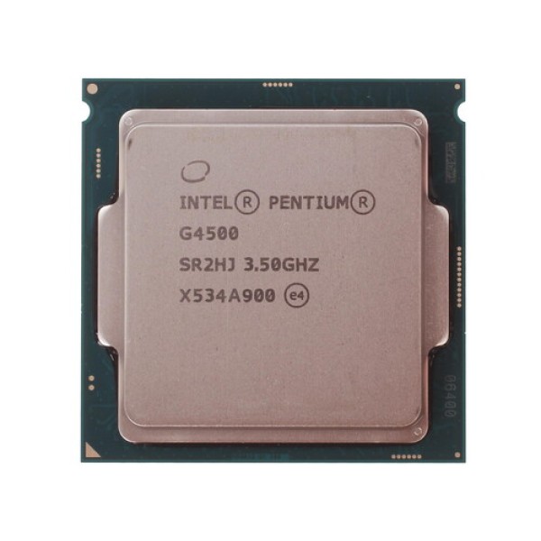 Процессор Intel Pentium G4500 3.5GHz 3Mb DDR3L/DDR4-1600/2133 HDGraphics530 TDP-65w LGA1151 BOX