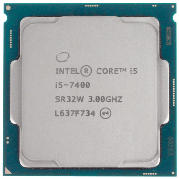 Процессор Intel Core i5-7400 3.0GHz (TB up to 3.5GHz) 6Mb DDR3L/DDR4-1600/2133 HD600 TDP-65w LGA1151 OEM [CM80677028670
