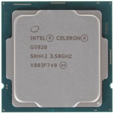 Процессор Intel Celeron G5920 3.5GHz, 2C/2T, 4Mb L3, DDR4-2666, GPU UHD 610, TDP-58W, LGA1200, OEM [CM8070104292010-SRH42]