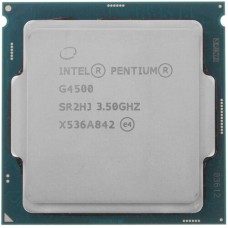 Процессор Intel Pentium G4500 3.5GHz 3Mb DDR3L/DDR4-1600/2133 HDGraphics530 TDP-65w LGA1151 OEM