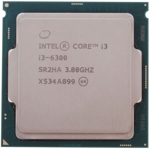 Процессор Intel Core i3-6300 3.8GHz 4Mb DDR3L/DDR4-1600/2133 HDGraphics530 TDP-65w LGA1151 OEM