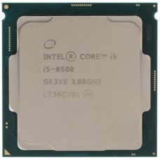 Процессор Intel Core i5-8500 3.0/4.2GHz, 6C/6T, 9Mb L3, DDR4-2666, GPU UHD 630, TDP-65W, LGA1151-v2, OEM [CM8068403362607]