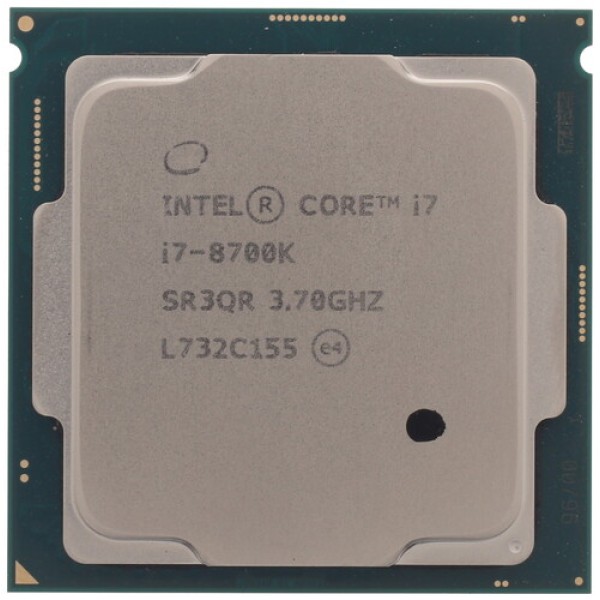 Процессор Intel Core i7-8700K 3.7/4.7GHz, 6C/12T, 12Mb L3, DDR4-2666, GPU UHD 630, TDP-95W, LGA1151-v2, OEM [CM8068403358220]