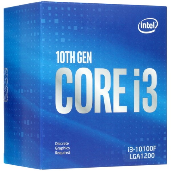 Процессор Intel Core i3-10100F BOX