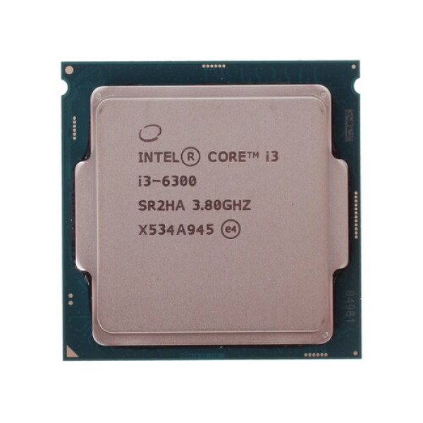 Процессор Intel Core i3-6300 3.8GHz 4Mb DDR3L/DDR4-1600/2133 HDGraphics530 TDP-65w LGA1151 BOX