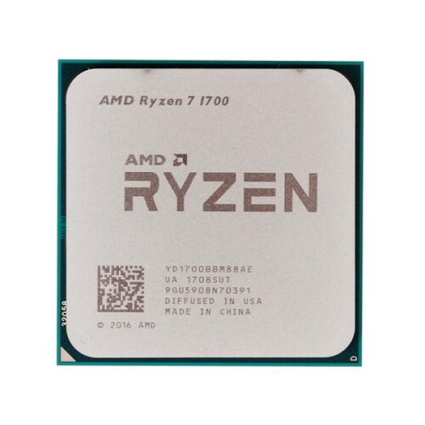 Процессор AMD Ryzen 7 1700 3,0/3,7GHz, 8C/16T, 16Mb L3, DDR4-2667, TDP-65W, AM4, BOX [YD1700BBAEBOX]