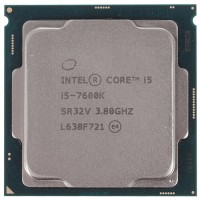 Процессор Intel Core i5-7600K 3.8GHz (TB up to 4.2GHz) 6Mb DDR3L/DDR4-1600/2133 HD600 TDP-95w LGA1151 OEM [CM8067702868
