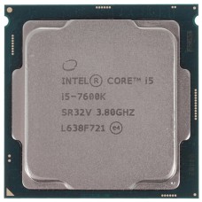 Процессор Intel Core i5-7600K 3.8GHz (TB up to 4.2GHz) 6Mb DDR3L/DDR4-1600/2133 HD600 TDP-95w LGA1151 OEM [CM8067702868