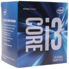 Процессор Intel Core i3-6300 3.8GHz 4Mb DDR3L/DDR4-1600/2133 HDGraphics530 TDP-65w LGA1151 BOX
