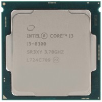 Процессор Intel Core i3-8300 3.7GHz, 4C/4T, 8Mb L3, DDR4-2400, GPU UHD 630, TDP-65W, LGA1151-v2, OEM [CM8068403377111]